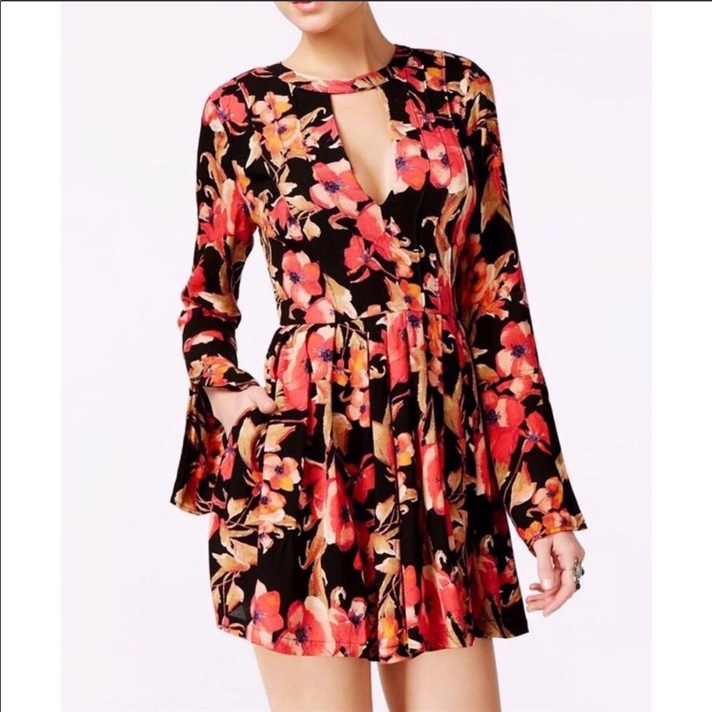 DONATING NEXT WEEK-  FP Tegan floral mini dress - Picture 2 of 4
